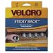 Velcro Sticky-Back Hook & Loop Fastener Roll In Dispenser Box, 3/4in X 15 Ft., Black (VEK90081)