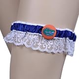 Florida Gators Ladies Royal Blue-Orange Logo Garter With Lace