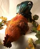 Large Rooster Shelf-Sitter with Metal Tail