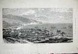 1879 VIEW BAY TOWN FUNCHAL MADEIRA SHIPS SEA FINE ART