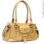MICHELA - Italian Leather Faux-Buckle Satchel