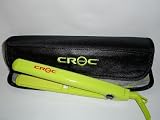 Turboion Baby Croc Professional Dual Voltage Mini Travel Flat Iron, Lime, 5/8 Inch