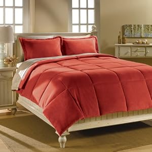 Solid red comforter sets Solid red comforter sets