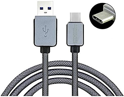 Wholly® Type-C Cable Braided USB 3.1 Type C Data Charger for OnePlus Two 2, The New Macbook, Google Nexus 5X/6P (1.5m/5ft)