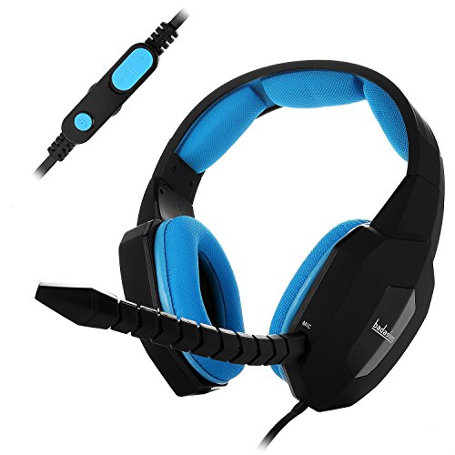 [With Mic Mute Funtion]SYD Wired Stereo Gaming Headset SYD-939P+ for PS4, Xbox One, PC Laptop With Detachable MIC , Alternative Leather Earcap