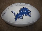MATTHEW STAFFORD SIGNED AUTOGRAPHED DETROIT LIONS LOGO FOOTBALL + COA & HOLOGRAM
