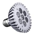 ecoBrites eco-friendly and energy efficient LED Light Bulb  7w LED PAR30, Warm White Light output, ideal for Spotlights, Downlights or Floodlights (standard 110v/E27 base to Replace Incandescent, Halogen and Fluorescent Bulbs)