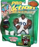 1999 NEIL SMITH / DENVER BRONCOS NFL Pro Action Starting Lineup Figure with Tackling Action