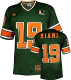 Miami Hurricanes All Time Team Color Youth Football Jersey