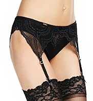 Autograph Scallop Lace Suspender Belt