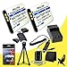Two Halcyon 1500 mAH Lithium Ion Replacement LI-50B Battery and Charger Kit + Memory Card Wallet + SDHC Card USB Reader + Deluxe Starter Kit for Olympus Stylus Tough 8000 Waterproof 12 MP Digital Camera and Olympus LI-50B