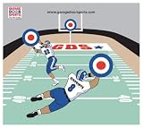 Garage Door Sports Double Door Football Target