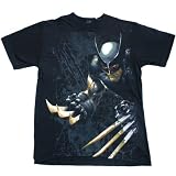 MARVEL X-MAN WOLVERINE WAR CLAW Licensed Black Cotton Tee