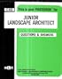 Junior Landscape Architect (Career Examination Series/C-401)