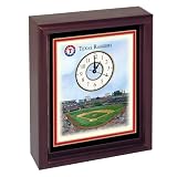 Texas Rangers Ameriquest Field Stadium Colorprint Desk Clock
