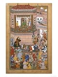 Husain Qulikhan Jarman Paying His Respects, India Giclee Poster Print, 12x16