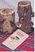Ma & Pa Shiitake Mushroom Log Kit with Shiitake Sampler Cookbook