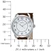 51Y37jfPPPL. SL75  AK Anne Klein Womens Easy to Read SilverTone