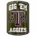 NCAA Texas A&M Aggies Wood Sign