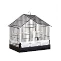 House-Style Bird Cage Black(Medium)