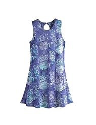 Viscose Floral Print Long Sleeves Peasant Dress 