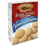 Country Choice Organic Vanilla Wafers Snacking Cookies, 8-Ounce Boxes (Pack of 6)
