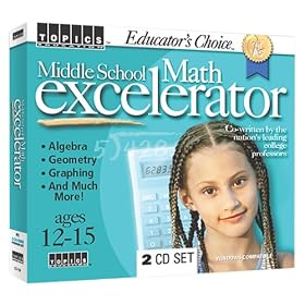 Educator's Choice Middle School Math Excelerator (Jewel Case)