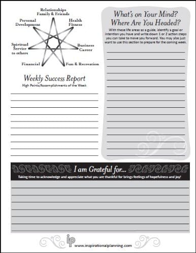 2015 Ideal Life Planner 6 Month July through December (Dark Pink)