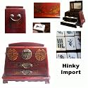 Chinese Leather Good Luck Mah Jong Set