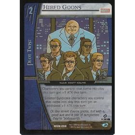 Marvel TCG VS System Web of Spider-Man First Edition Common Foil Card- Hired Goons #MSM-098