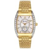 Bulova Women's Diamond Gold-Tone Steel Watch #98W05