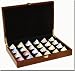Silkenty Tea Infuser Burlwood Finish Wood Box, 24-Count Box