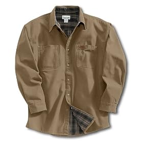 Carhartt Mens Canvas Shirt Jacket - Flannel Lined by Carhartt