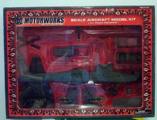 U.S. Army Apache Helicopter Diecast Kit 1:40