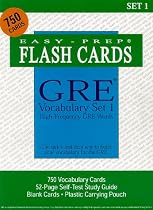 GRE Vocabulary Set 1: With 750 Flash Cards and Study Guide