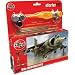 Airfix A50093 BAe Harrier GR3 1:72 Scale Military Aircraft Category 2 Gift Set including paint glue & brushes