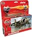 Airfix A50093 BAe Harrier GR3 1:72 Scale Military Aircraft Category 2 Gift Set including paint glue & brushes
