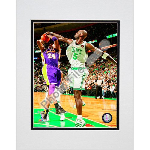 Photo File Boston Celtics Kevin Garnett 2010 Nba Finals Game 5 8X10 Framed Photo