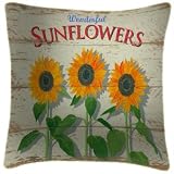 We Love Cushions Sunflowers Martin Wiscombe Cushion