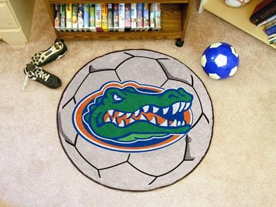 Buy Florida Gators NCAA Soccer Ball Round Floor Mat (29) Gator Head by Fan Mats
