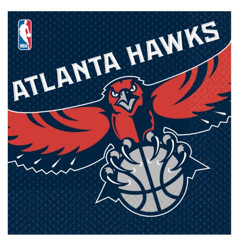 Lets Party By Amscan Atlanta Hawks Basketball - Lunch Napkins