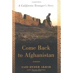 Come Back to Afghanistan: A California Teenager's Story