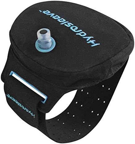 Hydrosleeve 1st Edition Package - Armband Hydration System for Runners and Athletes - Black/Blue