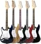 Laurel LEFT Hand Electric Double Cutaway Guitar - Pink
