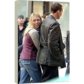 Box Canvas Print of DR WHO TV FILMING, CARDIFF, WALES, BRITAIN - 09 NOV 2004 from Rex Features