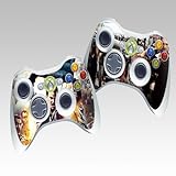 War Protective Skin Decorative Decal for XBOX 360 Controller (2pcs in 1)