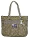 Coach Signature Op Art Poppy Glam Shoulder Bag Purse Tote 15865 Gold