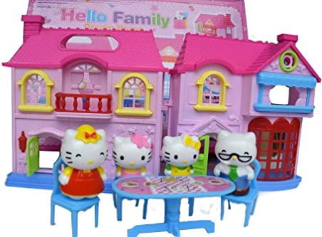 Hello Family Playhouse Kitty Family Home Playhouse, HK40