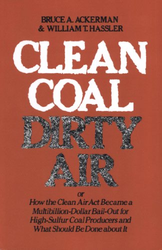 Clean Coal/Dirty Air (Yale Fastback Series)