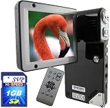 SVP HDDV-2600-Bk 12MP Max. Multi-Functional Camcorder with Rare 3.0 Inch Huge Flip LCD! (1GB High speed SD Card)